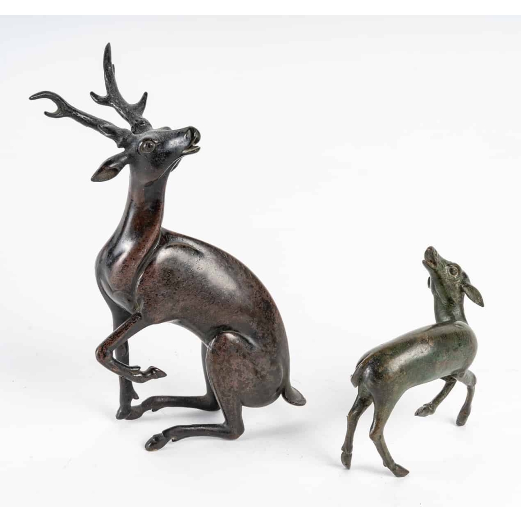 Cerf Biche Encensoir époque Momoyama | Biron ||