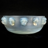 Coupe « Madagascar » Verre Opalescent Patiné Bleu de René LALIQUE | Biron Coupe "Madagascar" Verre Opalescent Patiné Bleu de René LALIQUE