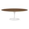 KNOLL & Eero Saarinen table ovale « TULIP », 198x121cm Plateau « Noyer » | Biron |||||||