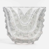 Vase « Vichy » Verre Blanc Patiné Bleu de René LALIQUE | Biron ||||||||
