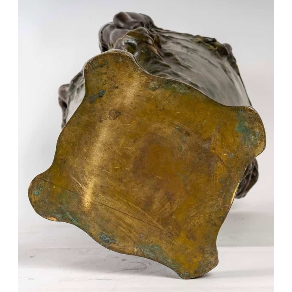 Vase en bronze à double patine, 1900 | Biron Vase en bronze à double patine, 1900