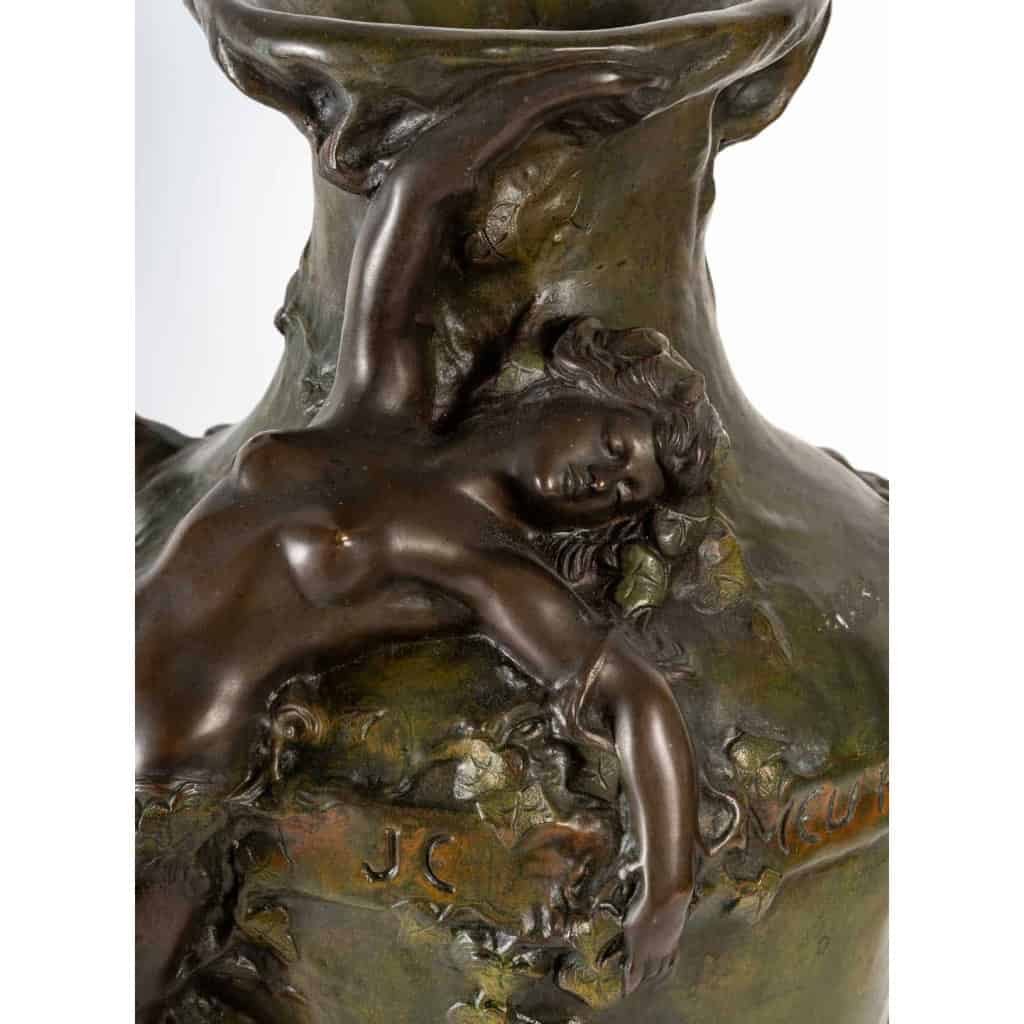 Vase en bronze à double patine, 1900 | Biron Vase en bronze à double patine, 1900