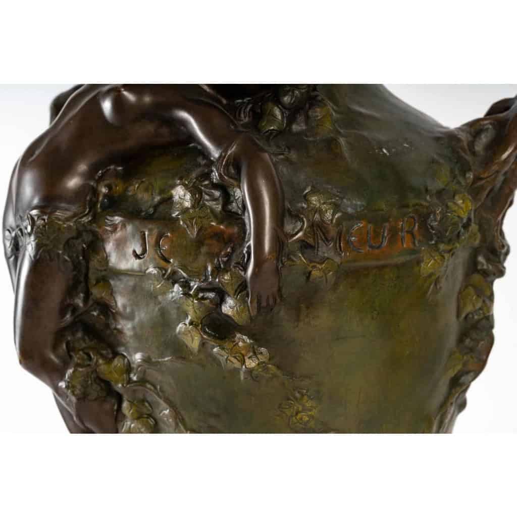 Vase en bronze à double patine, 1900 | Biron Vase en bronze à double patine, 1900