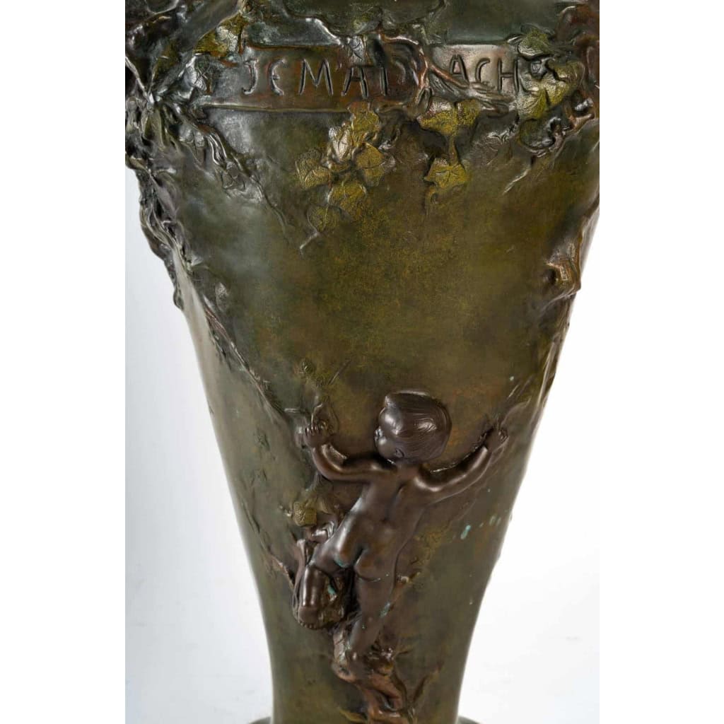 Vase en bronze à double patine, 1900 | Biron Vase en bronze à double patine, 1900