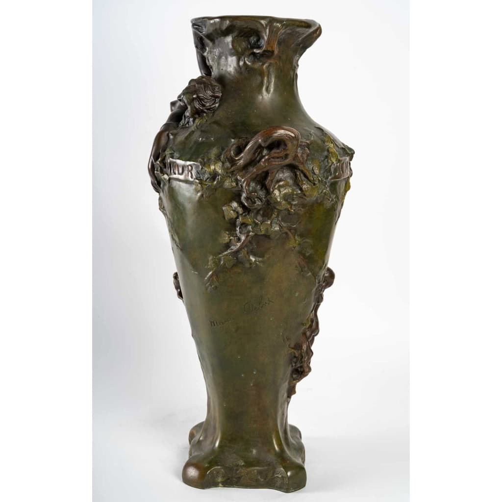 Vase en bronze à double patine, 1900 | Biron Vase en bronze à double patine, 1900