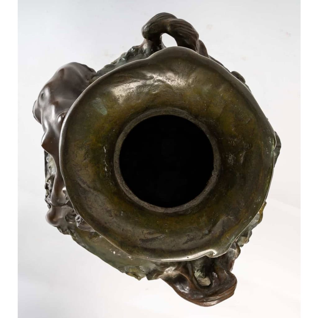 Vase en bronze à double patine, 1900 | Biron Vase en bronze à double patine, 1900