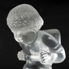 Paire de Serre-Livres « Amour » Verre Blanc Granité de René LALIQUE | Biron Paire de Serre-Livres "Amour" Verre Blanc Granité de René LALIQUE