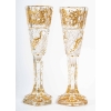 Paire de vases en cristal émaillés, XIXème siècle | Biron |||||||||