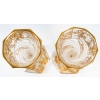 Paire de vases en cristal émaillés, XIXème siècle | Biron Paire de vases en cristal émaillés, XIXème siècle