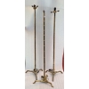 1970′ Paire De Lampadaires En Bronze Doré Maison Baguès Modèle Bambou H 156+ 1 en 149 cm | Biron 1970′ Paire De Lampadaires En Bronze Doré Maison Baguès Modèle Bambou H 156+ 1 en 149 cm