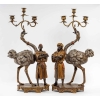 Belle garniture de cheminée orientaliste fin XIXème siècle | Biron Belle garniture de cheminée orientaliste fin XIXème siècle