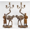 Belle garniture de cheminée orientaliste fin XIXème siècle | Biron Belle garniture de cheminée orientaliste fin XIXème siècle