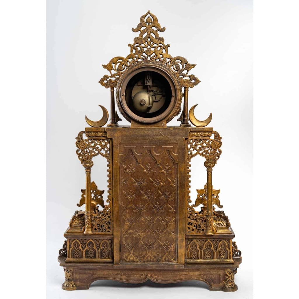 Belle garniture de cheminée orientaliste fin XIXème siècle | Biron Belle garniture de cheminée orientaliste fin XIXème siècle