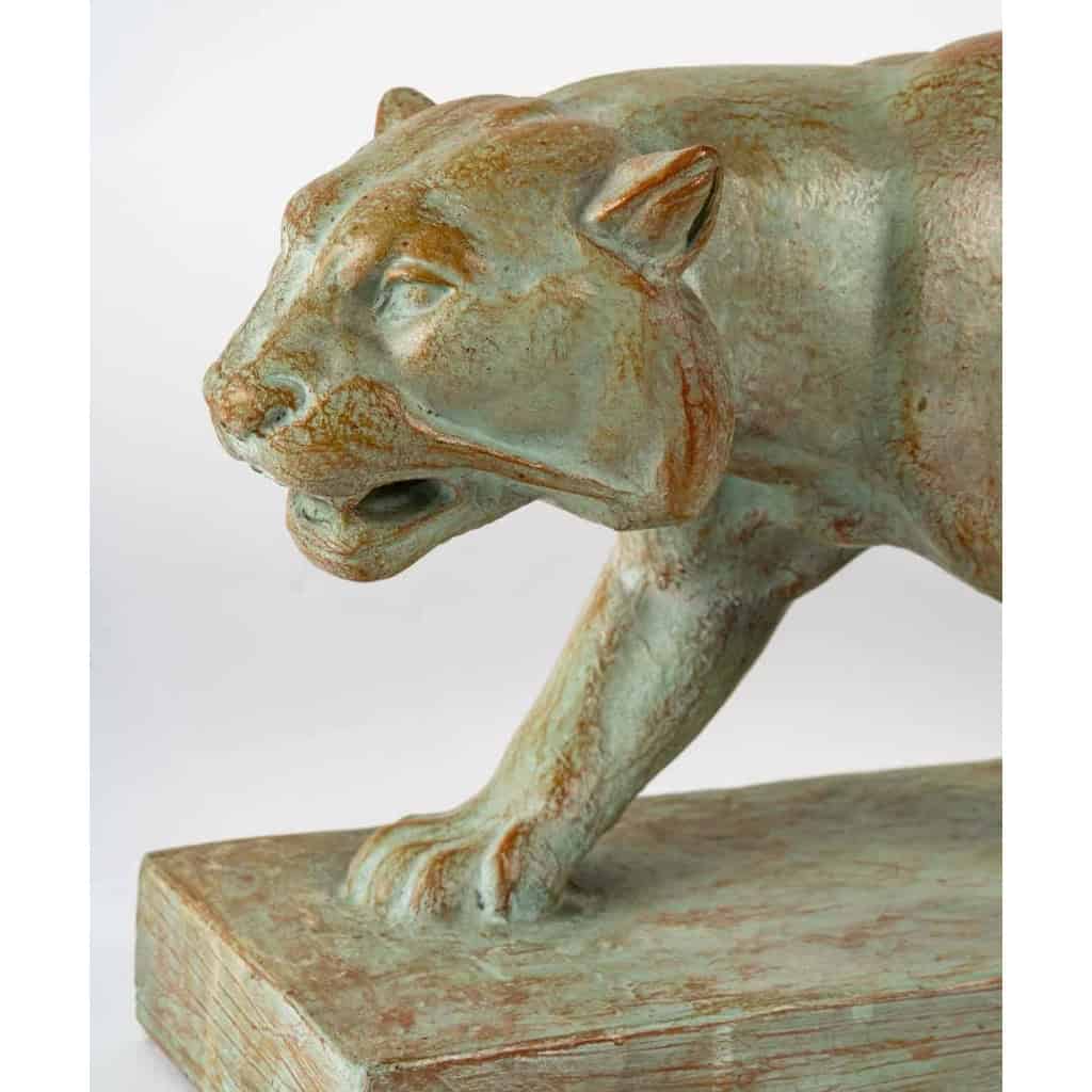 Lionne en terre cuite | Biron Lionne en terre cuite
