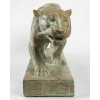 Lionne en terre cuite | Biron Lionne en terre cuite
