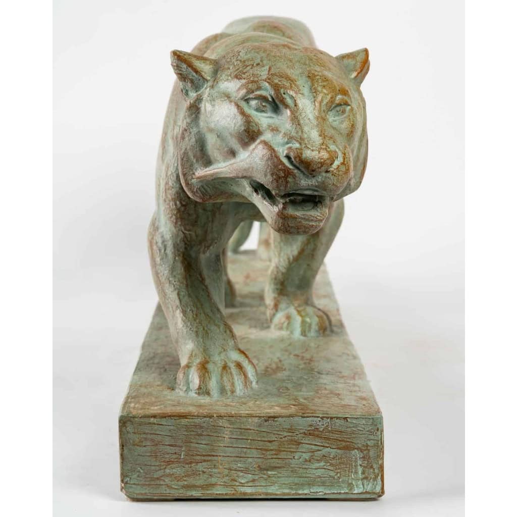 Lionne en terre cuite | Biron Lionne en terre cuite