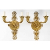 Paire d’appliques du XIXème siècle en bronze doré | Biron |||||||||