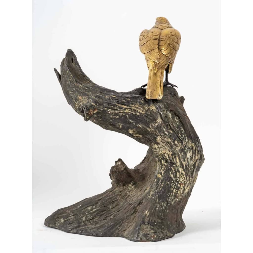 Aigle doré sur socle | Biron Aigle doré sur socle