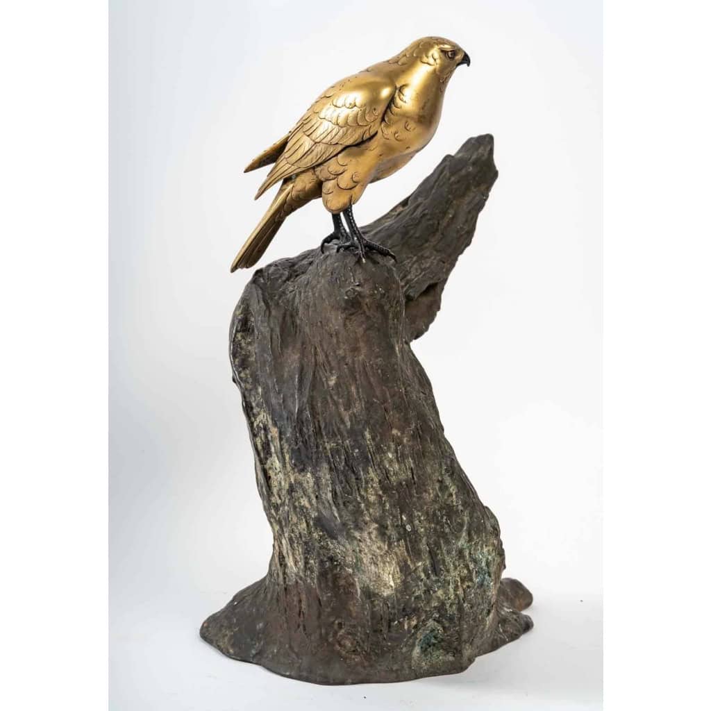 Aigle doré sur socle | Biron Aigle doré sur socle