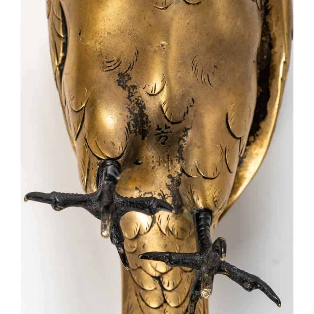 Aigle doré sur socle | Biron Aigle doré sur socle