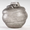 Vase « Serpent » Verre Blanc Patiné Gris de René LALIQUE | Biron ||||||||