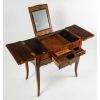 Coiffeuse Louis XV plaquée de bois de rose et bois de violette, Époque XVIIIème siècle | Biron ||||||||