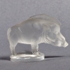 Mascotte « Sanglier » Verre Blanc de René LALIQUE | Biron ||||||||