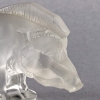 Mascotte « Sanglier » Verre Blanc de René LALIQUE | Biron Mascotte "Sanglier" Verre Blanc de René LALIQUE