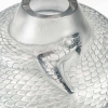 Vase "Serpent" Verre Blanc Patiné Bleu de René LALIQUE