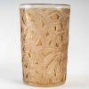 Vase « Epicéa » Verre Blanc Patiné Sépia de René LALIQUE