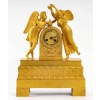 Pendule en bronze doré d’époque, XIXème siècle | Biron ||||||||||