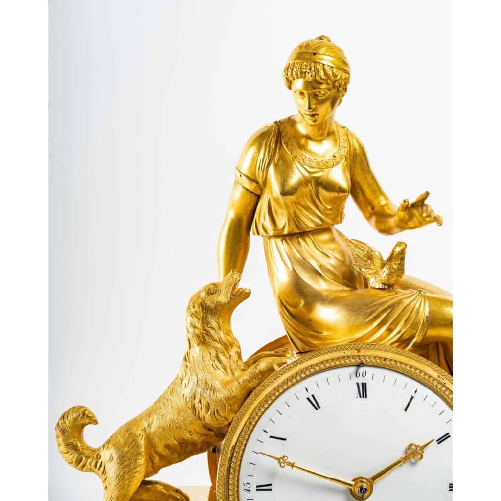 Pendule d’époque 1er Empire (1804 – 1815). | Biron Pendule d'époque 1er Empire (1804 - 1815).