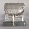 Bougeoir "Porquerolles" Verre Blanc de René LALIQUE