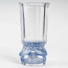 Vase « Merles » Cristal Blanc Patiné Bleu de René LALIQUE | Biron ||||||||