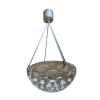 Suspension Plafonnier « Rinceaux » Verre Blanc de René LALIQUE | Biron ||||||