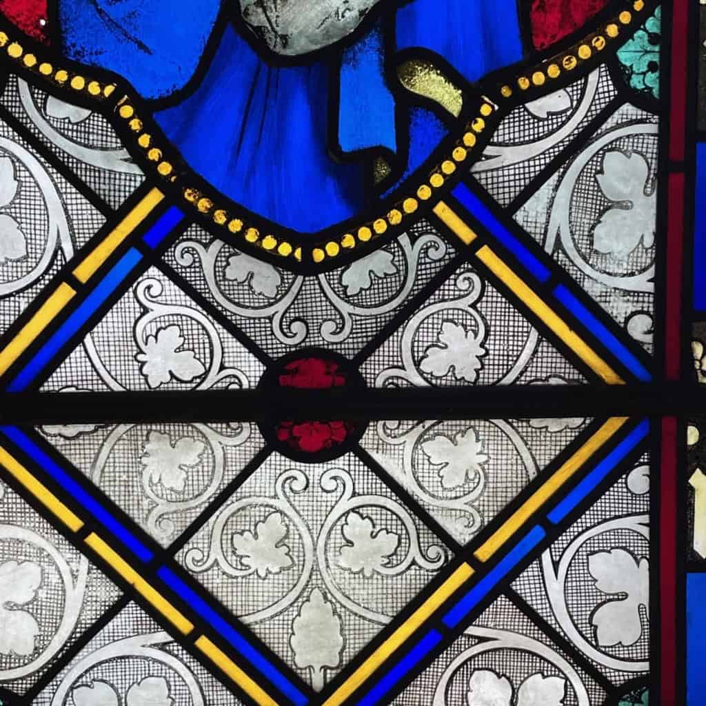 Vitrail à la Vierge à l’enfant | Biron Vitrail à la Vierge à l'enfant
