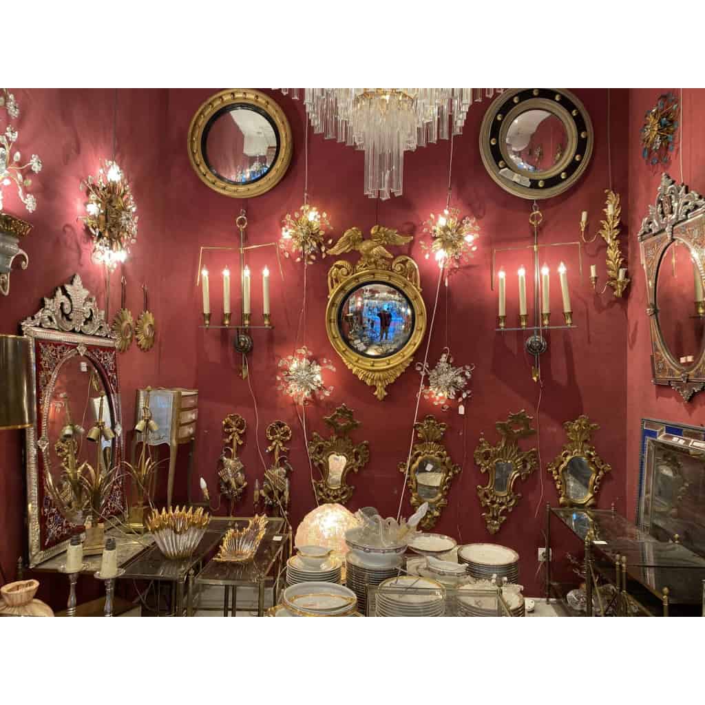 1970′ Paire d’Appliques Bronze Double Patine Style Directoire Maison Jansen Ou Wilkinson H 104 X 48 cm | Biron 1970′ Paire d’Appliques Bronze Double Patine Style Directoire Maison Jansen Ou Wilkinson H 104 X 48 cm