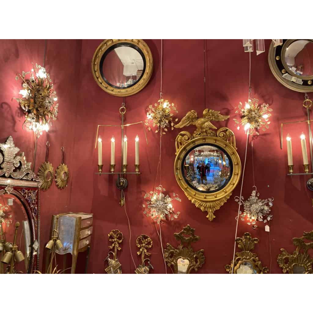 1970′ Paire d’Appliques Bronze Double Patine Style Directoire Maison Jansen Ou Wilkinson H 104 X 48 cm | Biron 1970′ Paire d’Appliques Bronze Double Patine Style Directoire Maison Jansen Ou Wilkinson H 104 X 48 cm
