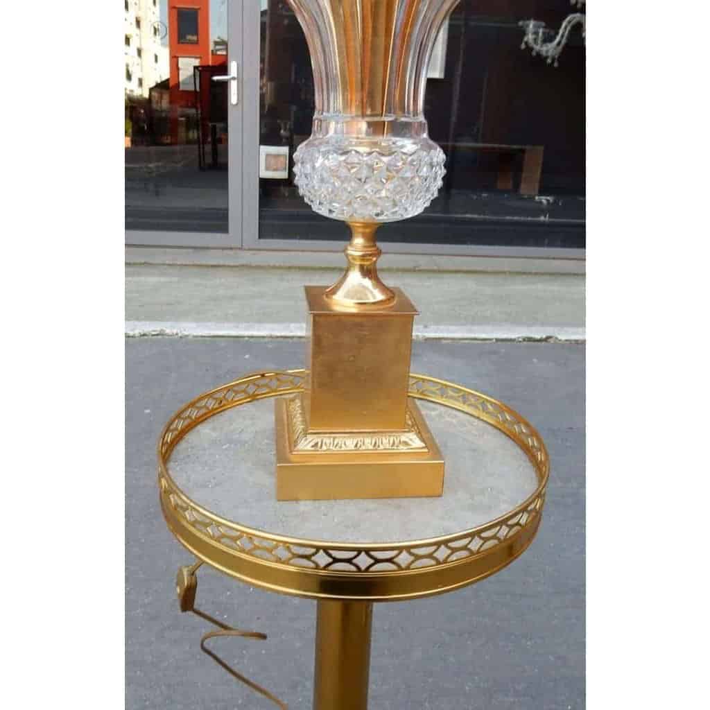 1950-70′ Paire de Lampes Vases Medicis en Cristal et Bronze Style Maison Charles | Biron 1950-70′ Paire de Lampes Vases Medicis en Cristal et Bronze Style Maison Charles