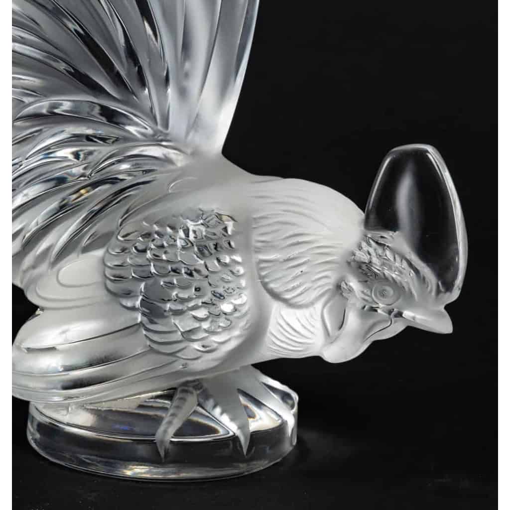 Lalique France Sculpture En Cristal « Coq Nain » | Biron Lalique France Sculpture En Cristal "Coq Nain"