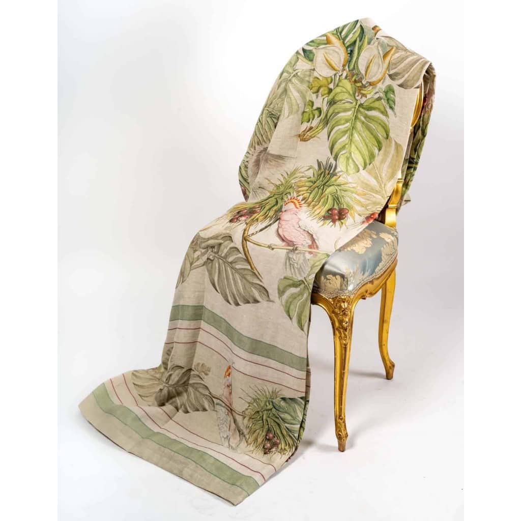 Tissu en lin « perroquets » | Biron |||||||