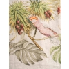 Tissu en lin « perroquets » | Biron Tissu en lin "perroquets"