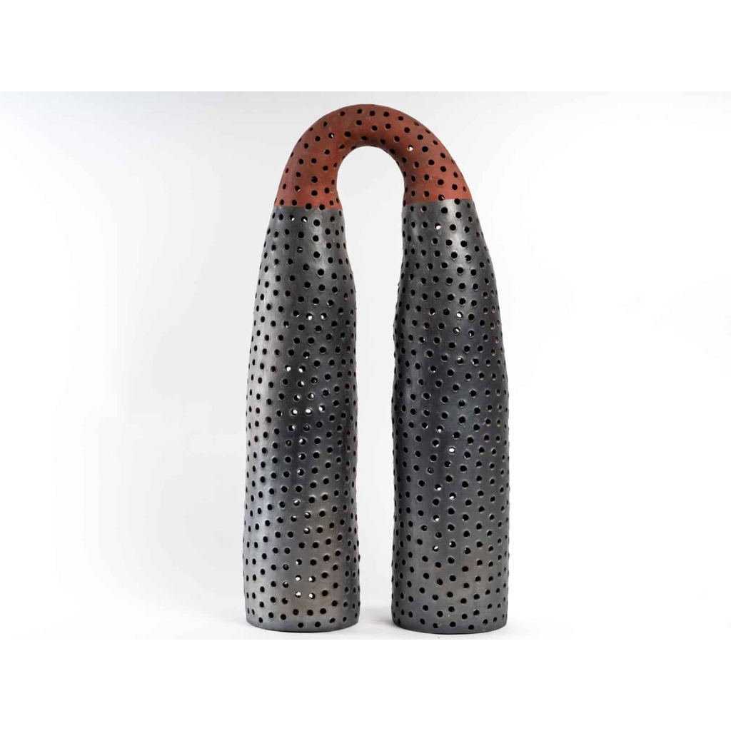 Sculpture céramique » Twins towers » par Daphné Corregan | Biron ||||||||