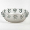 Coupe Plat « Madagascar » verre blanc patiné bleu de René LALIQUE | Biron |||||||