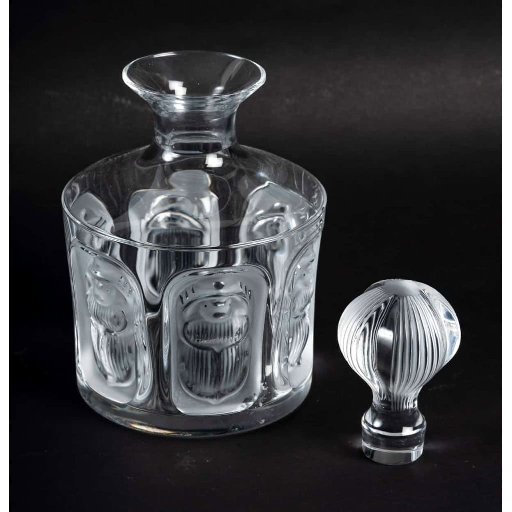 Lalique Carafe « Khépri » | Biron Lalique Carafe "Khépri"