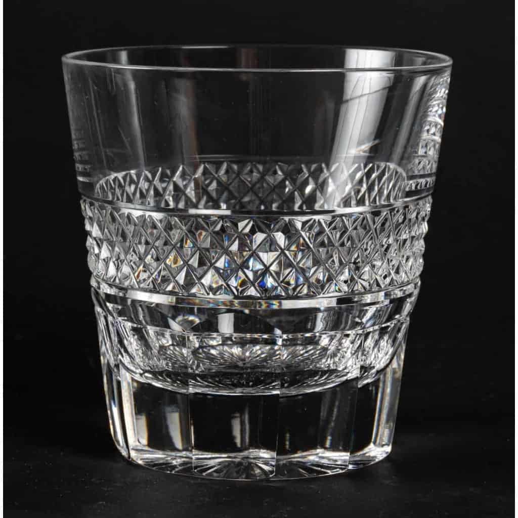Cristallerie Saint Louis gobelets ou verres à whisky Old Fashion modèle Trianon | Biron Cristallerie Saint Louis gobelets ou verres à whisky Old Fashion modèle Trianon