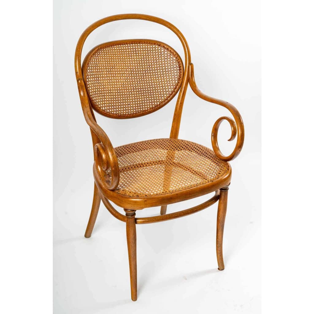 Fauteuil de Thoret en bois courbé , XXème siècle | Biron Fauteuil de Thoret en bois courbé , XXème siècle