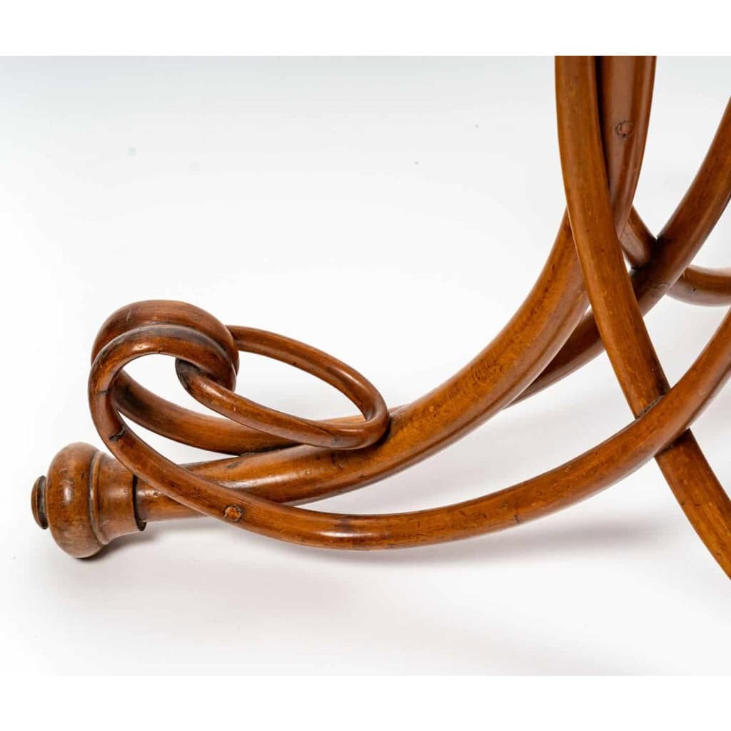 Coiffeuse en bois courbé, XXème siècle | Biron Coiffeuse en bois courbé, XXème siècle