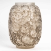 Vase « Monnaie du Pape » verre blanc patiné gris de René LALIQUE | Biron |||||||