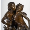 « La prairie et le ruisseau » bronze patine signé Raou Larche soit Decauville fondeur | Biron "La prairie et le ruisseau" bronze patine signé Raou Larche soit Decauville fondeur